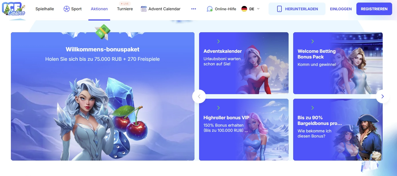 Ice Casino Bonusangebote